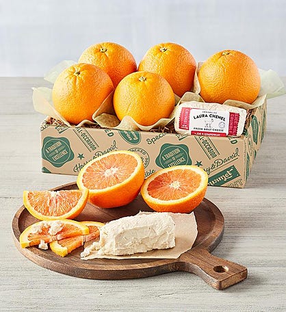 Cara Cara Oranges and Fig Grapefruit Goat Cheese